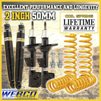 2" 50mm Lift Kit Webco Shocks King Coil Springs for SUZUKI Grand Vitara SQ 98-03