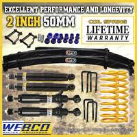 2" 50mm Lift kit Shocks King Coil EFS Leaf & Shackle for Ford Ranger PX 12-18