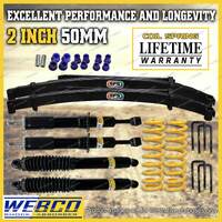 2" 50mm Lift Kit Shocks King Coil EFS Leaf for GWM Great Wall Cannon 20-on