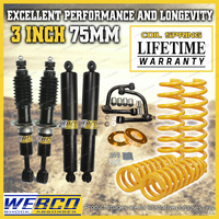 3 Inch Lift Kit Shock King Coil Control Arm Spacer for Ford Everest 15-18