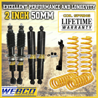 2 Inch Lift Kit Webco Shocks King Coil Diff Drop Kit for Holden Colorado 7 RG