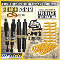 3 Inch Lift Kit Shock King Coil Diff Spacer Control Arm for Ford Everest 18-22