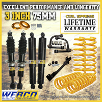 3 Inch Lift Kit Shock King Coil Diff Spacer Control Arm for Isuzu MU-X 13-on