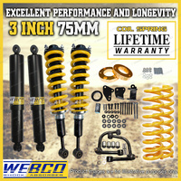 3" Lift Kit Pre Assembled King Coil Diff Arm Spacer for Ford Everest 15-18