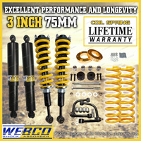 3" Lift Kit Pre Assembled King Coil Diff Arm Spacer for Toyota FJ Cruiser GSJ15