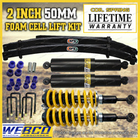 2" Pre Assembled Foam Cell Lift Kit King Coil EFS Leaf for Foton Tunland 12-on