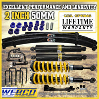 2" Pre Assembled Lift Kit Shocks EFS Leaf Diff Control Arm for Isuzu D-Max 12-20