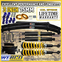 3" 75mm Pre Assembled Lift Kit Diff Drop EFS Leaf for Nissan Navara D40 STX550