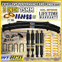 75mm + 50mm Lift Kit Diff Drop Kit King Coil EFS Leaf for Ford Ranger PX3 18-22