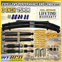 75mm + 50mm Lift Kit Diff King Coil EFS Leaf for Toyota Hilux GUN126 GUN125