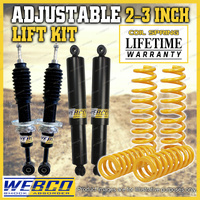 Adjustable 2 - 3 Inch Lift Kit Webco Shock King Coil for Mitsubishi Pajero Sport