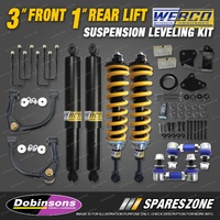 3" Front + 1" Rear Lift Suspension Level Kit King Coil for Ford Ranger PX 18-on