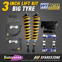 3" Big Tyre Lift Kit Complete Strut King Coil for Nissan Navara D40 STX550