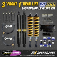 3" Front + 1" Rear Levelling Lift Kit King Coil for Nissan Navara D40 No STX550