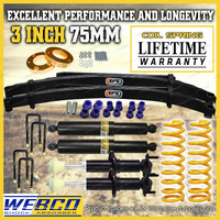 3" Front 2" Rear Lift Kit King Coil EFS Leaf Spacer for Ford Ranger PY 22-on