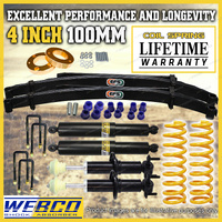 4" Front 2" Rear Lift Kit King Coil EFS Leaf Spacer for Ford Ranger PY 22-on