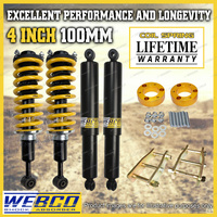 4" + 3" Lift Kit Complete Strut King Coil Shackles Spacers for Ford Ranger PY