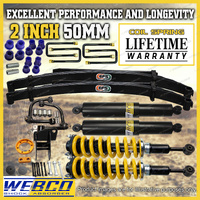 2" Lift Kit Complete Strut EFS Leaf Control Arm Diff for Volkswagen Amarok 23-ON