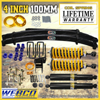 4"+3" Lift Kit Complete Strut EFS Leaf Diff Shackle for Volkswagen Amarok 23-ON