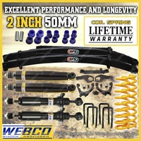 2" 30mm Lift Kit Webco Shocks King Spring EFS Leaf Diff for Mitsubishi Triton MR