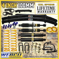 4"+3" Lift Kit Shock King Coil EFS Leaf Arm Diff for Mitsubishi Triton MR 4WD