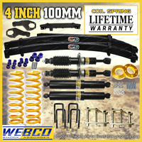 4" + 3" Lift Kit King Coil EFS Leaf Diff Spacer for Mitsubishi Triton MR 4WD