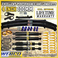 4"+2" Lift Kit King Coil EFS Leaf Diff Drop Kit Spacer for Mitsubishi Triton MR