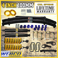 4"+3" Pre Assembled Lift Kit Diff Shackle EFS Leaf for Mitsubishi Triton MR
