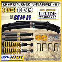4" Pre Assembled Lift Kit Shocks King Coil EFS Leaf for Mitsubishi Triton MR