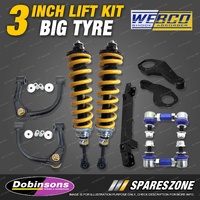 3" Big Tyre Lift Kit Complete Strut King Coil for Mitsubishi Triton MR 4WD 18-24