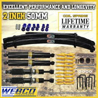 2" Lift Kit Shock King Coil EFS Leaf Diff Drop Kit for Toyota Hilux Rogue GUN126