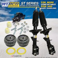 Pair Front Shock Absorbers + Strut Mount Bearing Kit for Holden Commodore VZ