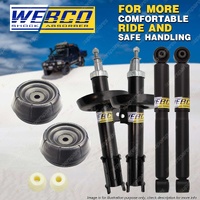 Front + Rear Shock Absorber Strut Mount Bearing Kit for Holden Barina XC 01-05