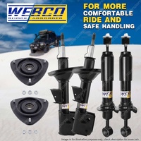 Front + Rear Shock Absorber Strut Mount Bearing Kit for Subaru Outback BP 03-09