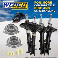 Front + Rear Shock Absorber Strut Mount Bearing Kit for Hyundai Excel X3 97-00