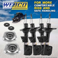 Front + Rear Shock Absorber Strut Mount Bearing Kit for Ford Telstar AX AY 92-96