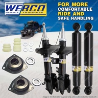 Front + Rear Shock Strut Mount Bearing Kit for Nissan Pathfinder R50 Wagon 99-01