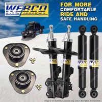 Front + Rear Shock Absorber Strut Mount Bearing Kit for Toyota RAV 4 GSA33 07-13