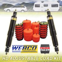 Front Webco Shock Airbag Adjustable Load Kit 450kg for Nissan PATROL GQ GU Wagon
