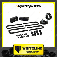Whiteline Front and Rear Lift Kit - Spacer Block for Nissan Navara D40 4WD 05-15