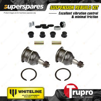 Whiteline Lower Control Arm Bush + Trupro Lower Ball Joint for Holden Barina TK