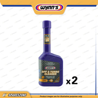 2 x Wynn's DPF & Turbo Cleaner 325ML - Two-in-One Additive Cleans & Regenerates