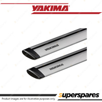 2 x Yakima JetStream Bars S 127cm Silver - Aluminium Roof Rack Bar