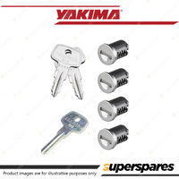 Yakima Replacement SKS Lock Cores Includes 4 SKS Cores and 2 Matching Keys