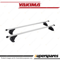 2 x Yakima Standard Through Bar Silver 110cm - Roof Rack Bar Aluminium