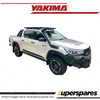 Yakima Platform A 1240x1530mm & RuggedLine Kit for Toyota HiLux Double Cab 15-On