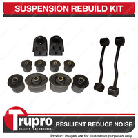 Full Suspension Bush Kit Trailing Arms Sway Bar for Jeep Grand Cherokee WG WJ