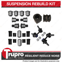 Front + Rear Suspension Bush Kit Control Arm for Nissan Navara D40 2WD 4WD