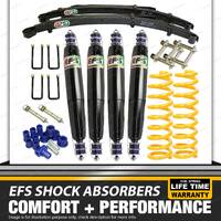 30mm Lift Kit EFS Shock + Coil Springs + Leaf Spring for NISSAN NAVARA D40 12-ON