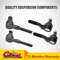 Premium Quality 4 Inner + Outer Tie Rod End for Jeep WRANGLER 1990-2004